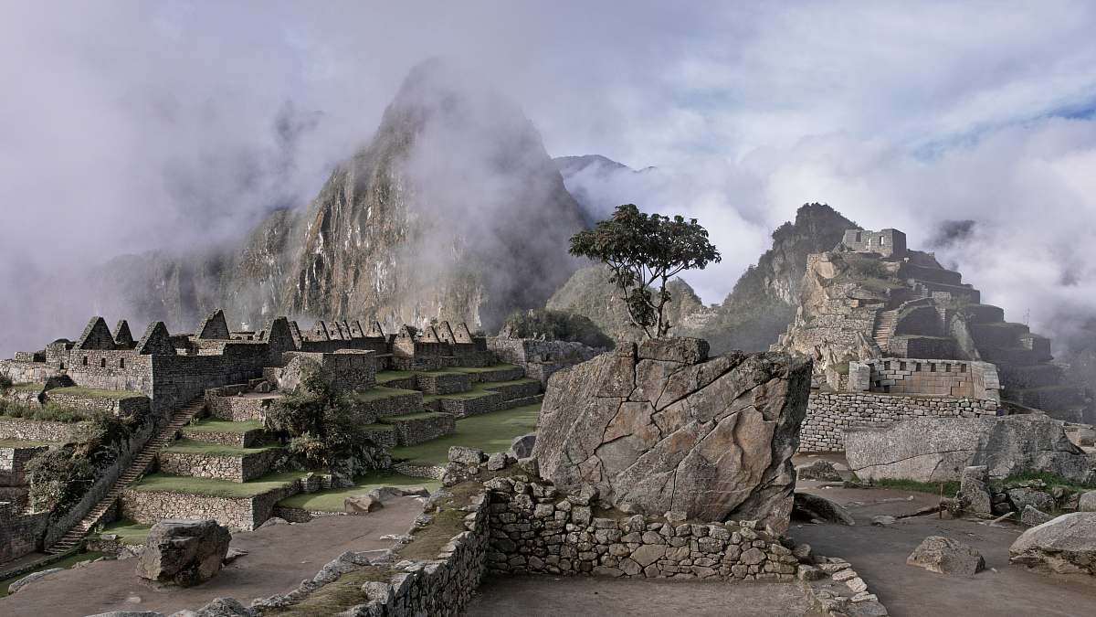 machu picchu landscape photography of mountain ruins